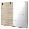 ELEOS - Armoire 2 Portes Coulissantes 245cm
