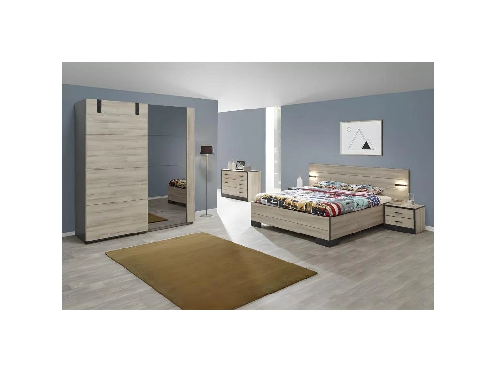 ELEOS - Armoire 2 Portes Coulissantes 188cm â Image 2