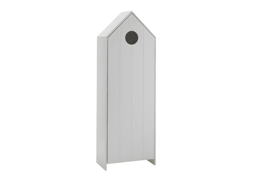 HAVRE - Armoire Cabane De Plage Blanche 1 Porte