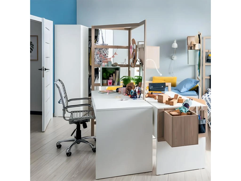 Armoire D'Angle Blanche 2 Portes - Stige – Image 4