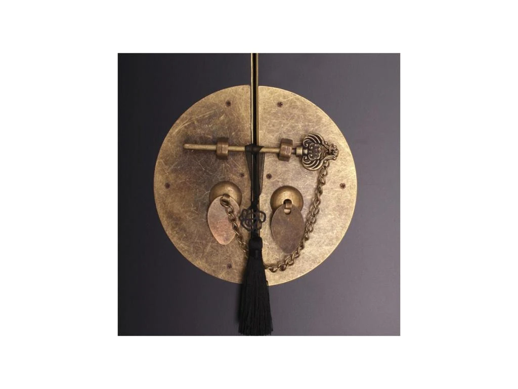 Armoire LingĂšre 2 Portes, 2 Tiroirs Noire Meuble Chinois - PEKIN â Image 2