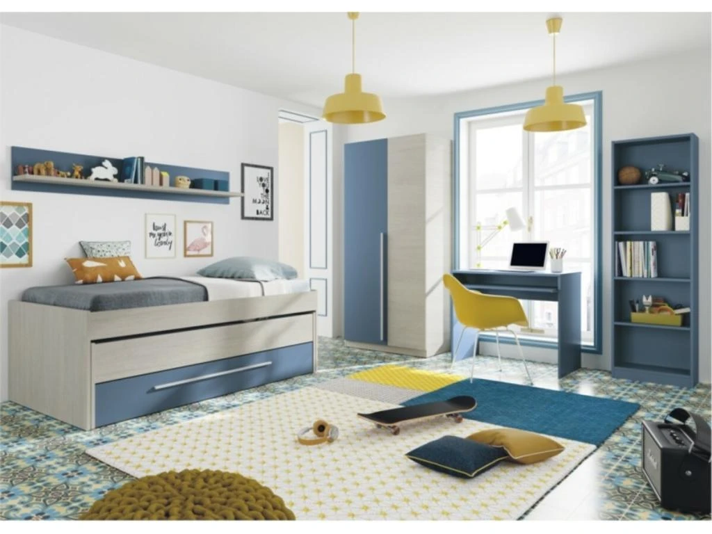 Armoire Penderie Enfant 2 Portes L90 X H200 Cm – Image 3