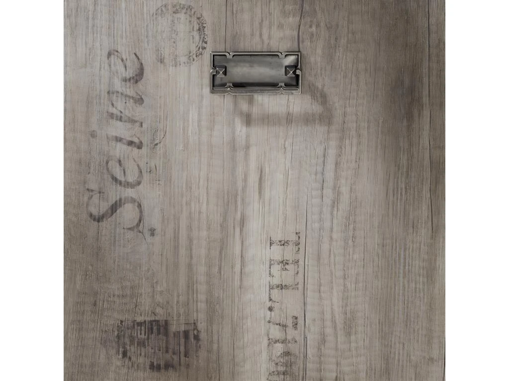 Armoire D'angle 2 Portes Abel Bois Et Gris – Image 4