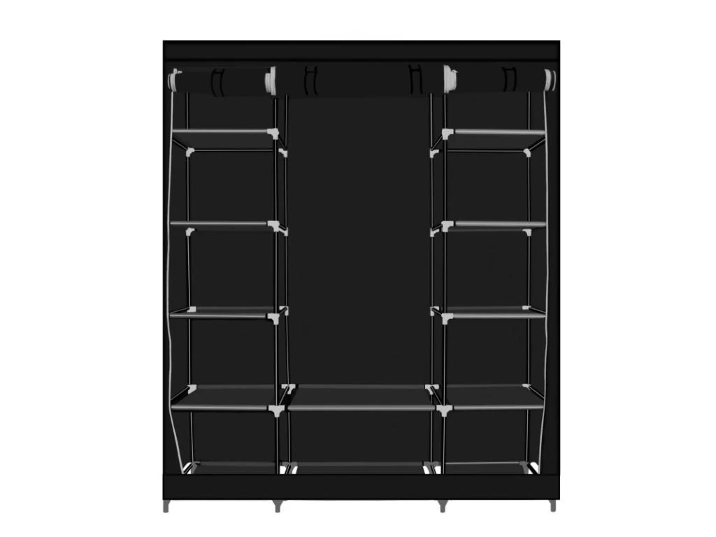 Herzberg HG-8009: Armoire De Rangement - Grande Noire