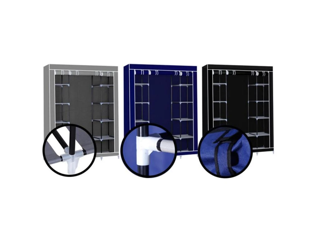 Herzberg HG-8009: Armoire De Rangement - Grande Gris – Image 2