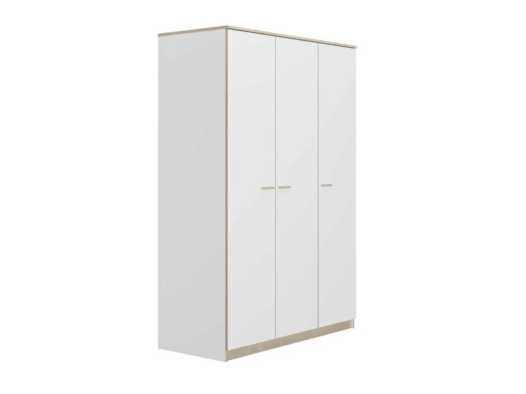 Armoire 3 Portes Blanc/ChĂȘne Blond - MAILLE â Image 2