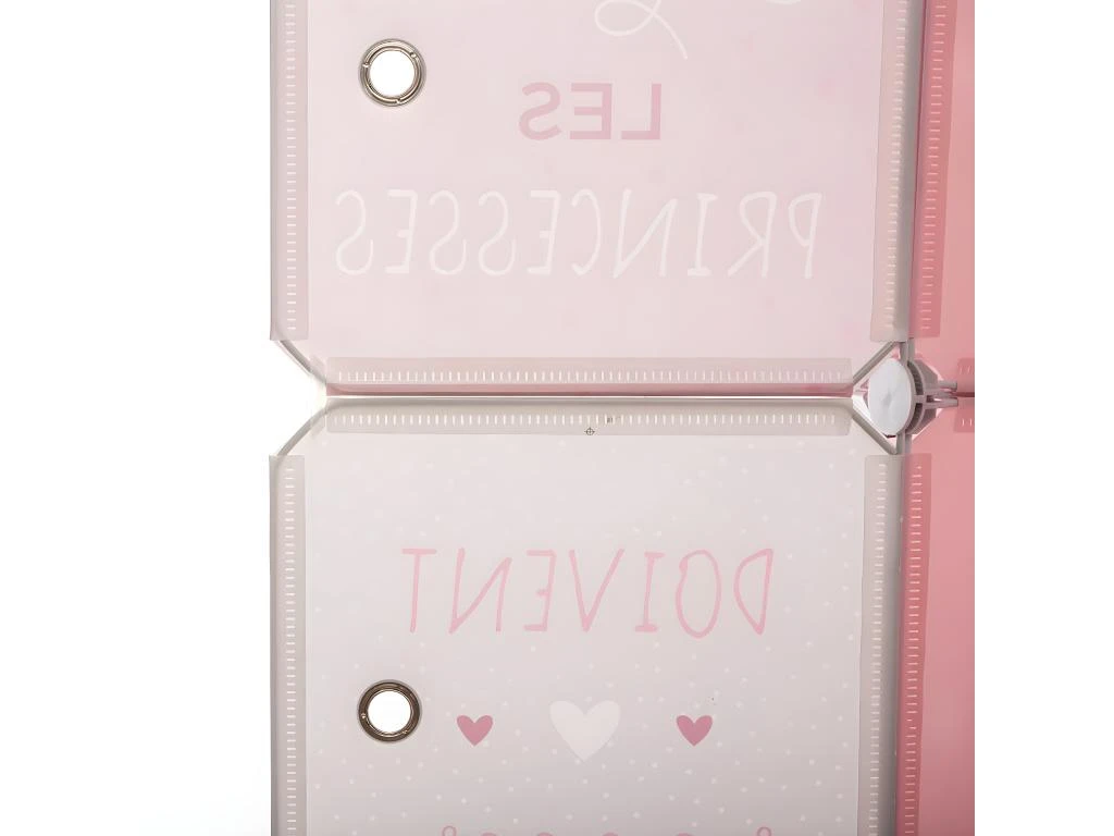 Rangement Enfant 8 Cases Rose Atmosphera - Rose â Image 4