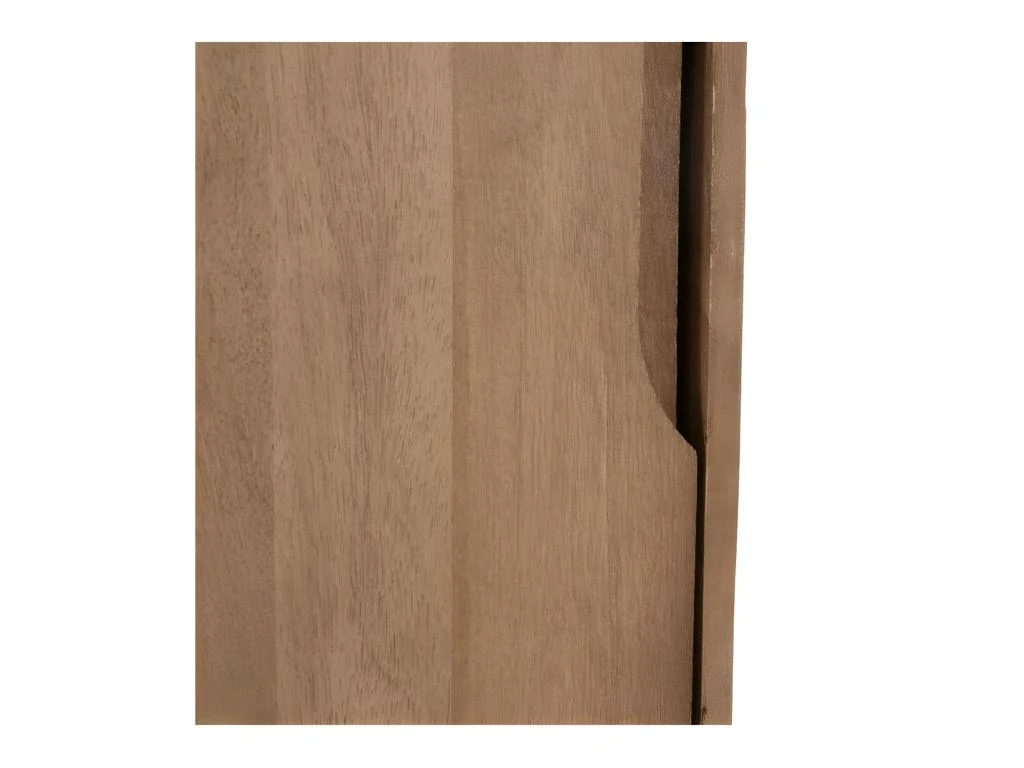 Armoire 1 Porte 3 Tiroirs Bois De Manguier - VERTICA – Image 5