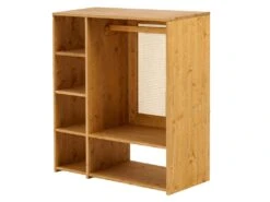 Armoire Montessori En Bois De Couleur Marron Clair