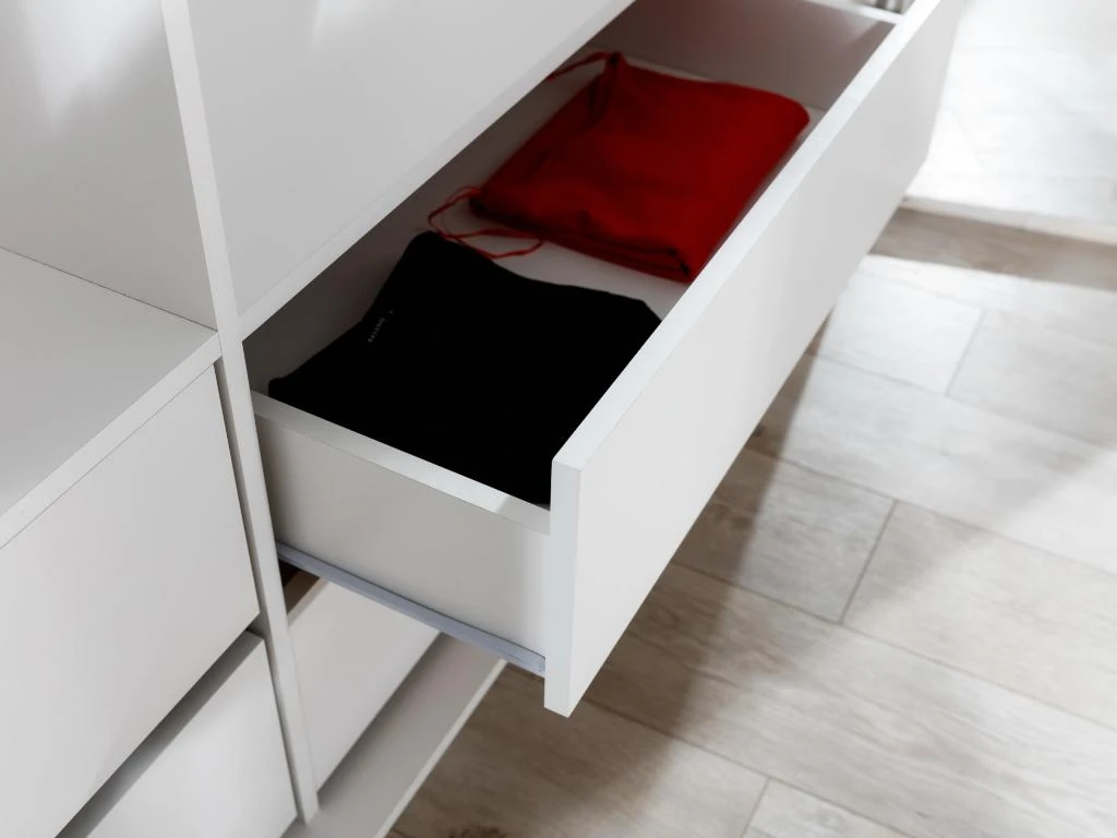 Armoire 2 Portes - Avec Miroir Et LEDs - L255 Cm - Blanc - INGINA – Image 8