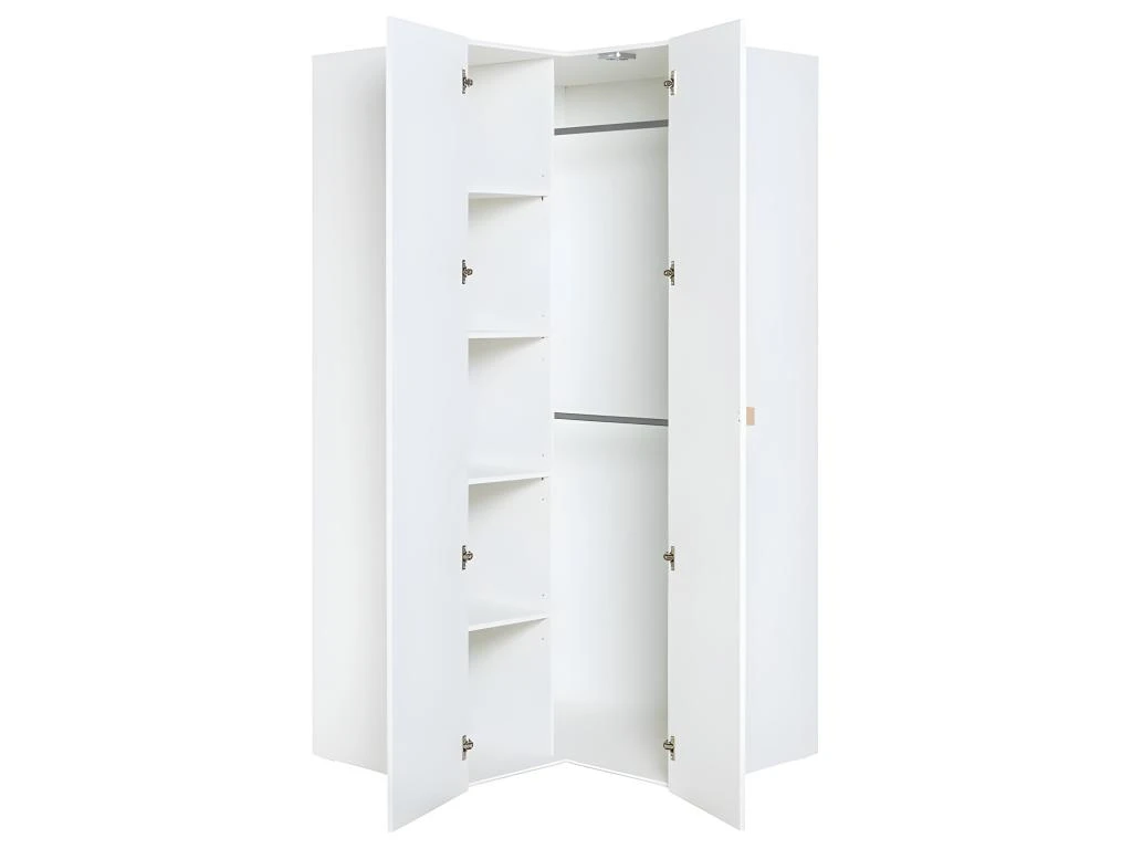 Armoire D'angle Stige Blanc â Image 2