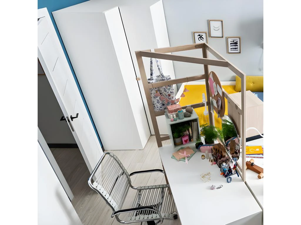 Armoire D'angle Stige Blanc â Image 3