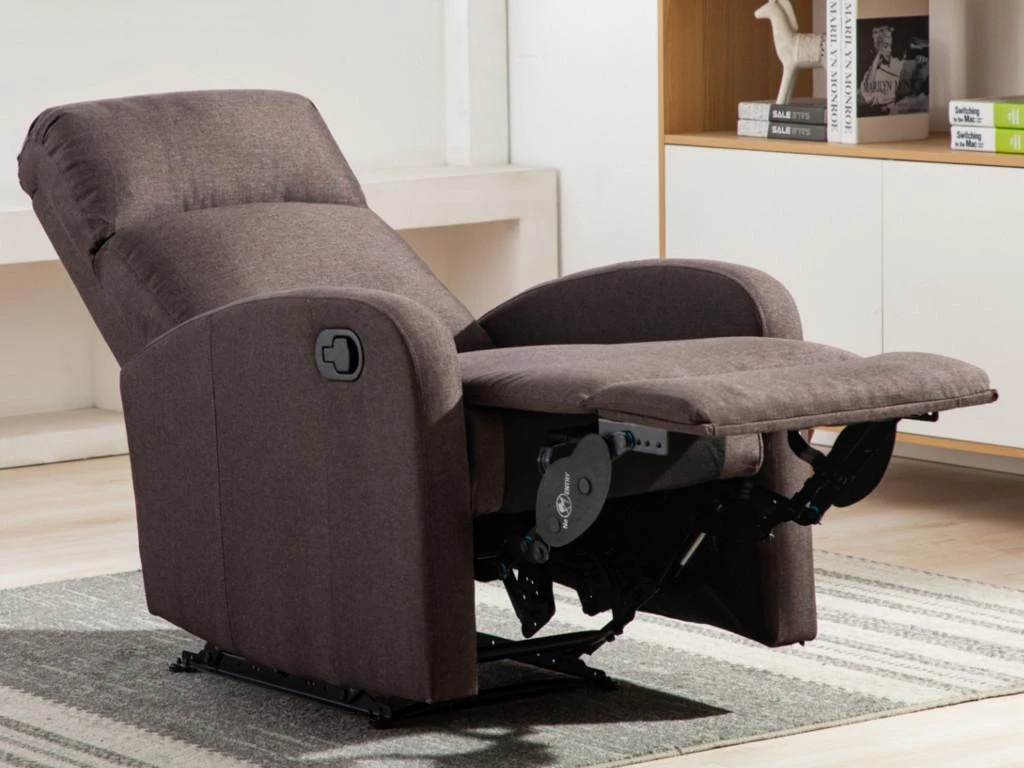 Fauteuil Relax En Tissu ISAO - Marron – Image 2