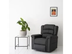 Fauteuil électrique Inclinable BERNIE Noir - HAPPY GARDEN