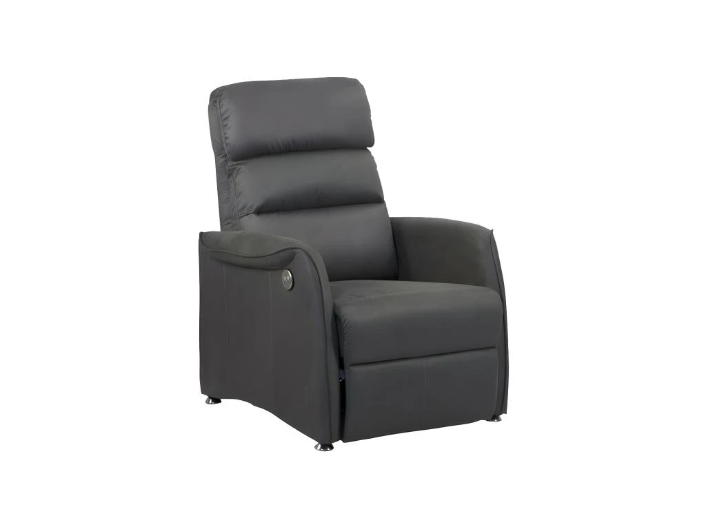 Fauteuil Relax électrique Gris Foncé - SOFTY