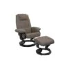 Fauteuil De Relaxation Microfibre Brun - EXCELLY N°1