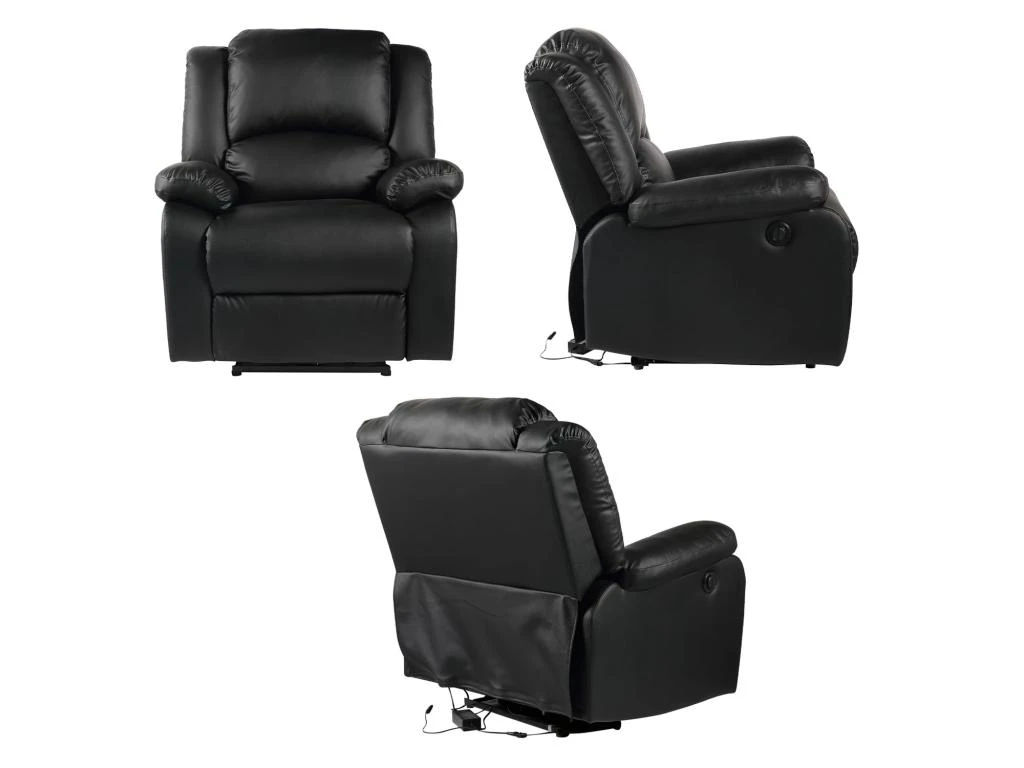 Fauteuil électrique Inclinable CLOUD Noir - HAPPY GARDEN – Image 2