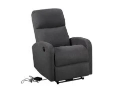 Fauteuil électrique Inclinable RELAX Gris Anthracite - HAPPY GARDEN