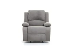 Fauteuil Relaxation 1 Place Microfibre Grise DETENTE