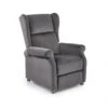 Fauteuil Relax Inclinable En Tissu - Gris