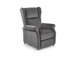 Fauteuil Relax Inclinable En Tissu - Gris