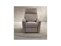 Fauteuil Relax électrique Releveur Microfibre Gris - SAYA