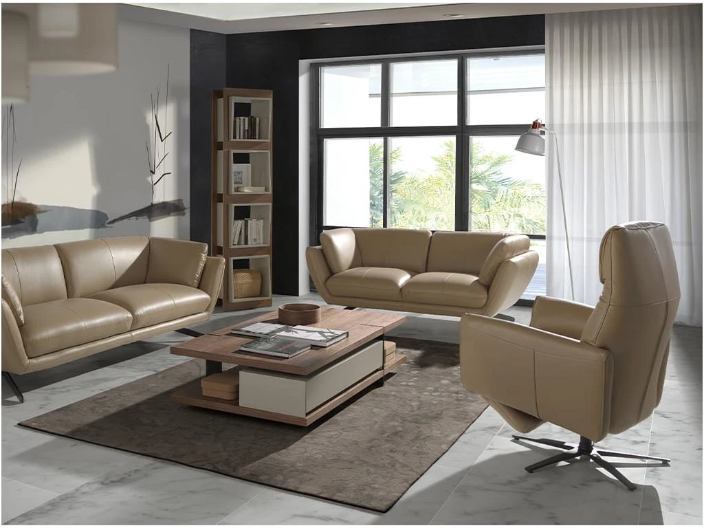 Fauteuil Relax Pivotant En Cuir Arena 5086 ANGEL CERDA – Image 4