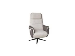 Fauteuil Pivotant Relax électrique Brun/Mastic - ZENIA