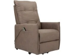 Fauteuil Inclinable électrique Et Relevable En PU Cappucino