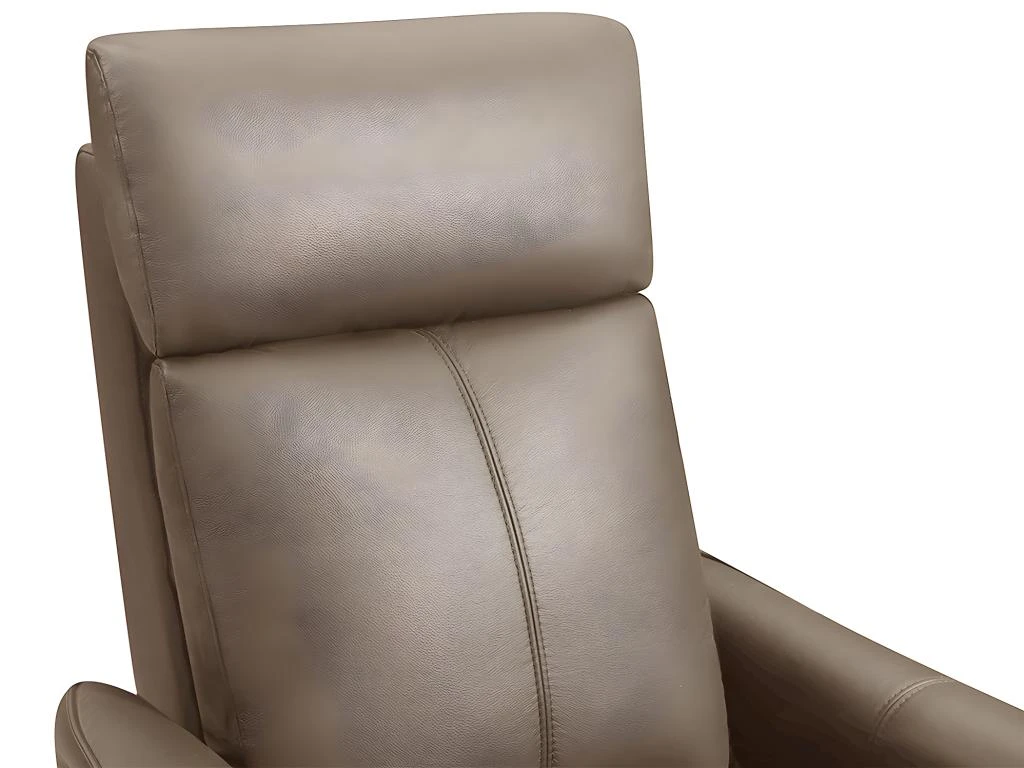 Fauteuil Releveur électrique En Cuir Marron PITALI – Image 8