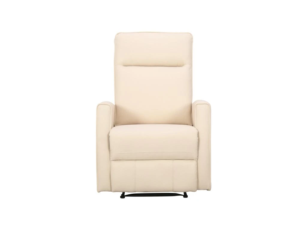 Fauteuil Relax En Tissu Crème PRODA – Image 5