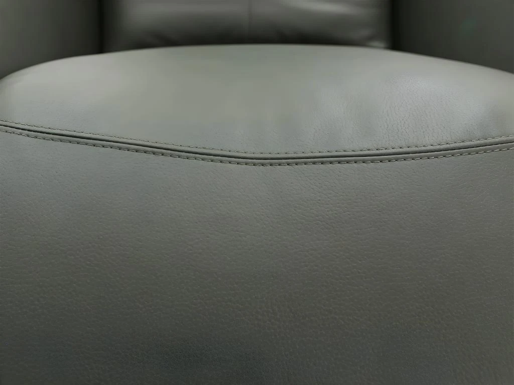 Fauteuil Relax électrique En Tissu Effet Cuir Vert Foncé TAODA – Image 4