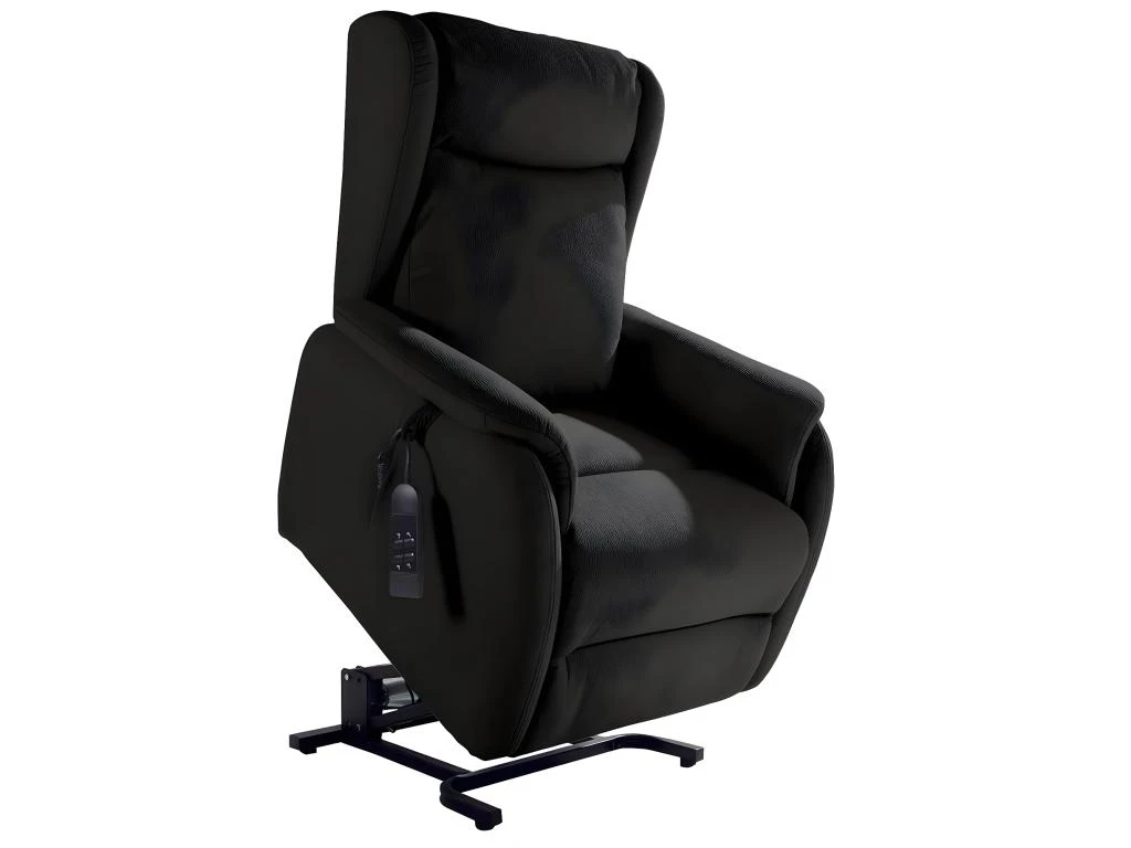 ZAMORA - Fauteuil Releveur Tissu Gris FoncĂ© â Image 3