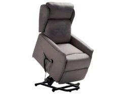 TABAGON - Fauteuil Relax Et Releveur Gris