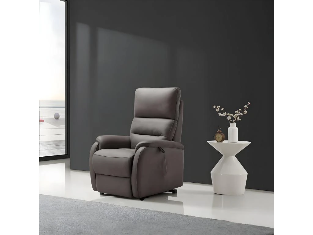ADRIA - Fauteuil Relax Et Releveur Electrique Tissu Gris – Image 3