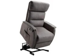 PACIOS - Fauteuil Relax Et Releveur Electrique Gris