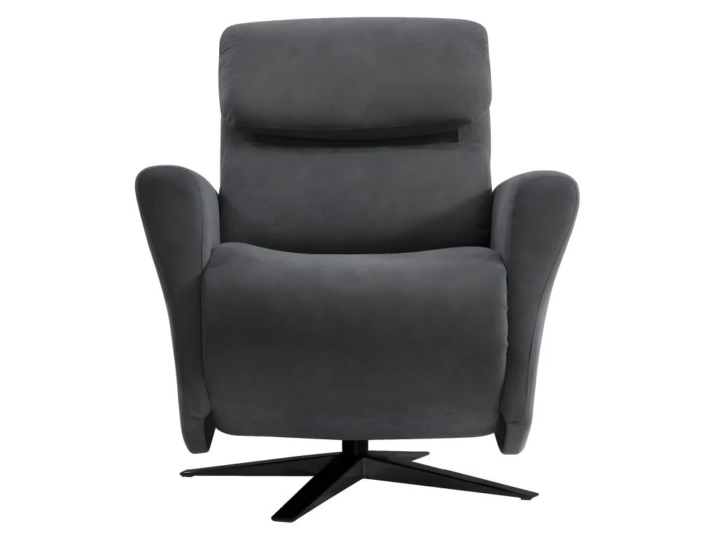 GALAXIE - Fauteuil Relax Electrique Tissu Gris FoncĂ© â Image 5
