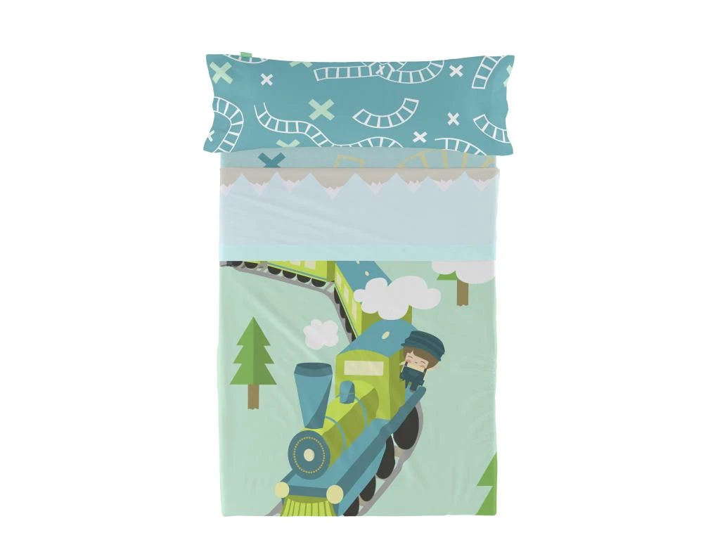 Parure Drap 160x270 Cm Train â Image 2