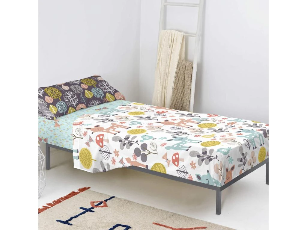 Parure Drap 180x270 Cm Woodland