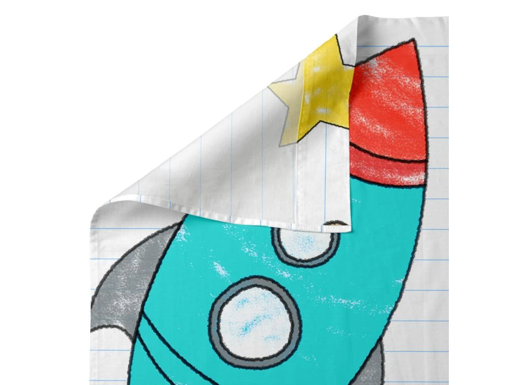 Parure Drap 180x270 Cm Space Rocket – Image 2