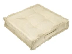 Coussin De Sol En Coton - 45 X 45 Cm - Beige - HONDURAS