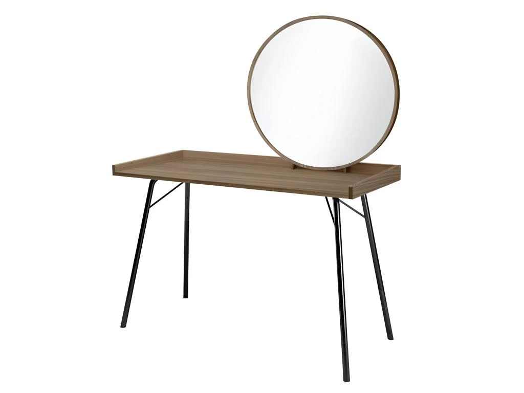 Coiffeuse Design En Bois "Rayburn" 115cm Marron