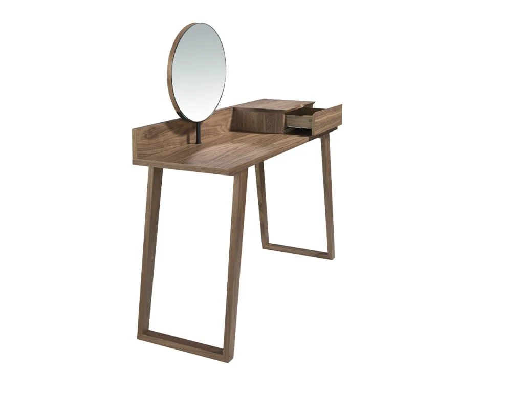 Coiffeuse En Bois De Noyer Avec Miroir 7000 ANGEL CERDA – Image 6