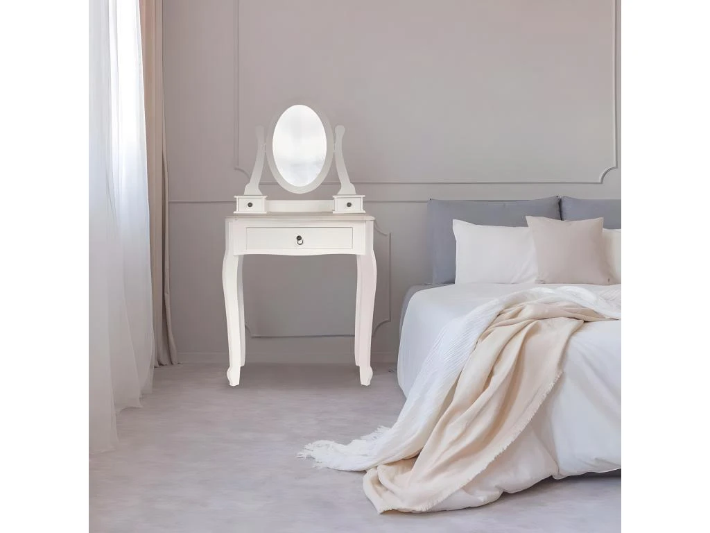 Coiffeuse Charme En Bois Victoria – Image 2