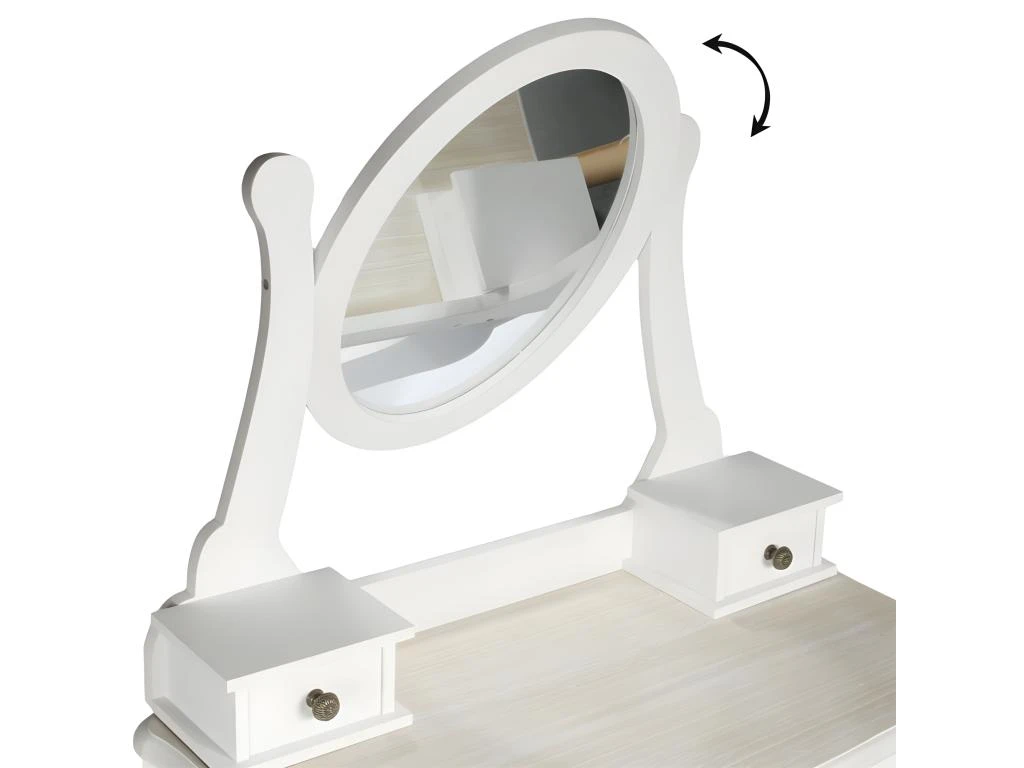 Coiffeuse Charme En Bois Victoria – Image 5