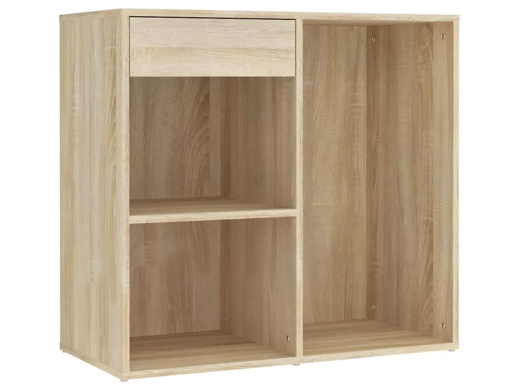 Coiffeuse à Led Avec Armoire 60 X 40 X 140 Cm Bois D'ingénierie Beige 02_0006239 – Image 5