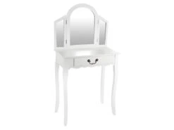 Coiffeuse Blanche 1 Tiroir Aurell Atmosphera - Blanc