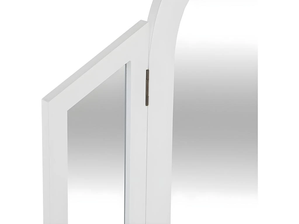 Coiffeuse Blanche 1 Tiroir Aurell Atmosphera - Blanc – Image 3