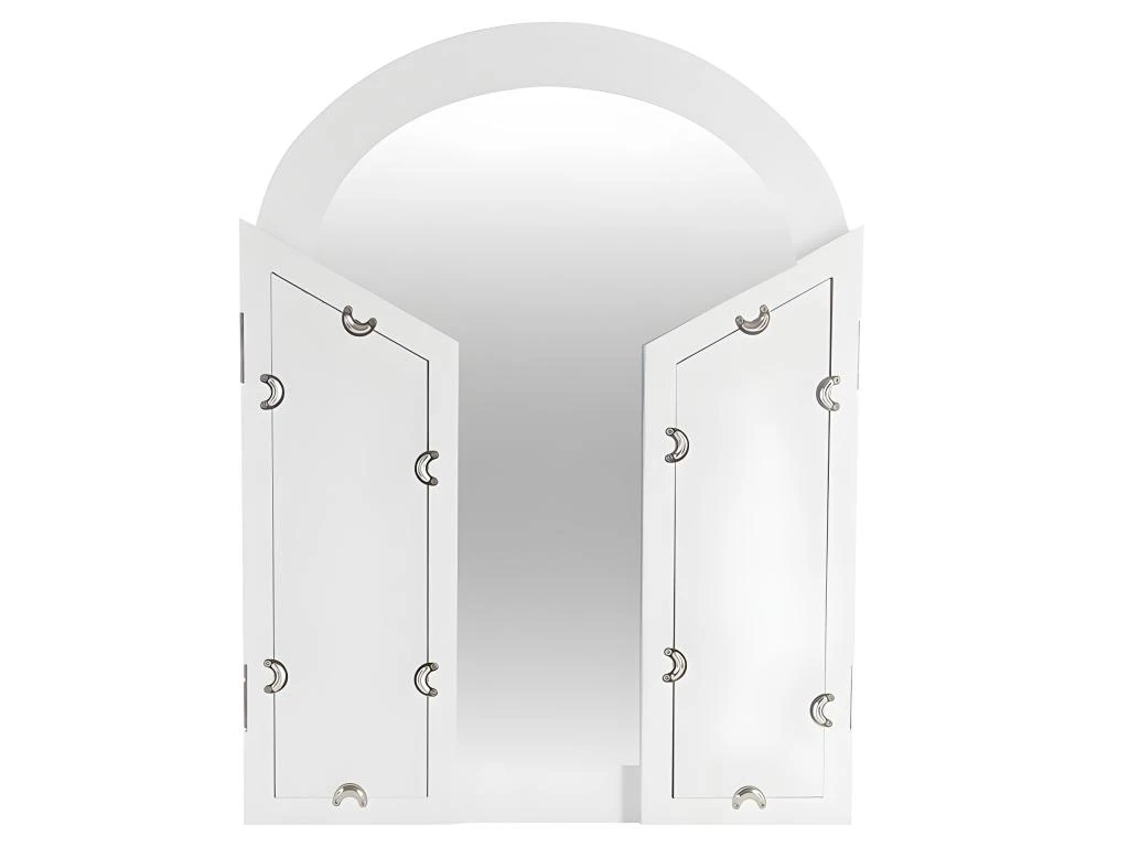 Coiffeuse Blanche 1 Tiroir Aurell Atmosphera - Blanc – Image 5