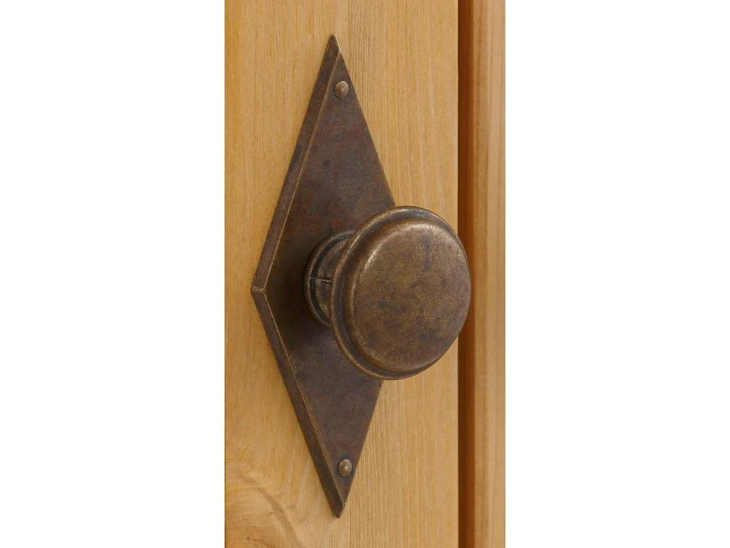 Armoire 2 Portes En Pin Nature – Image 4